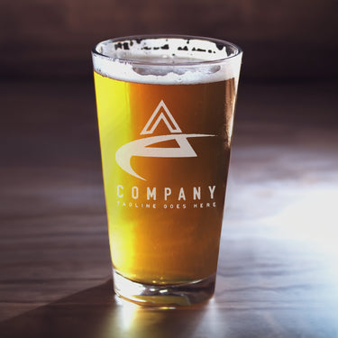 Personalized 22oz Beer Glasses Customized Company Logo – Bulk Orders